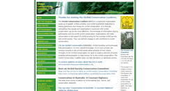 Desktop Screenshot of orchidconservationcoalition.org