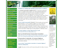Tablet Screenshot of orchidconservationcoalition.org